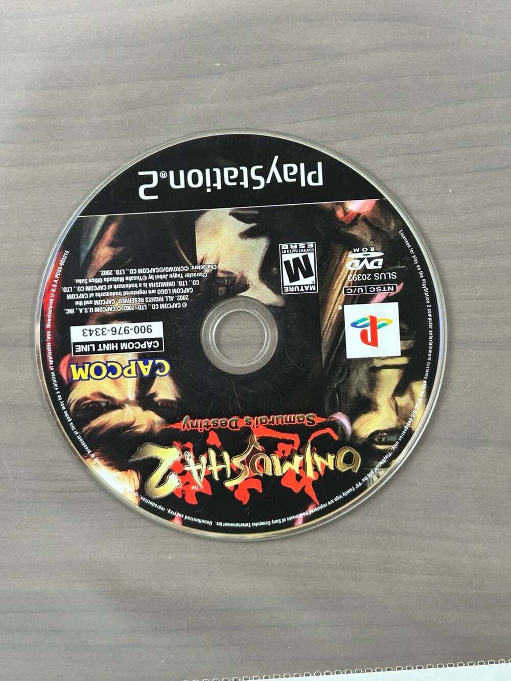 Onimusha 2 Samurai’s Destiny PS2 PlayStation 2 Disc Only Tested Working